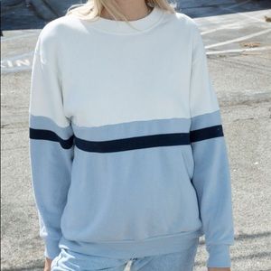 Brandy Melville Erica Colorblock Sweatshirt Rare